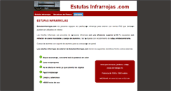 Desktop Screenshot of estufasinfrarrojas.com